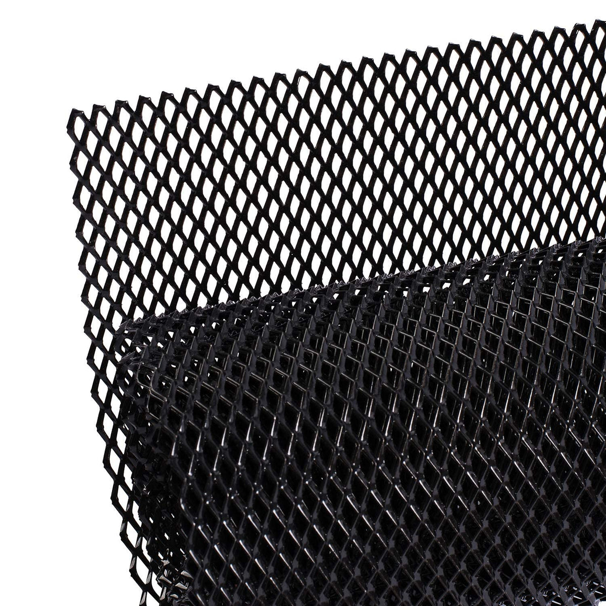 AggAuto front view of full 47x16 inch mesh showing protective design and fit