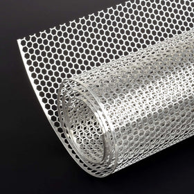 AggAuto front view of full 40x13 silver grill mesh showing protective coverage
