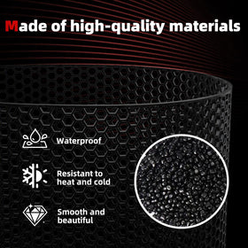 AggAuto mesh installed in bumper protecting radiator and reducing debris