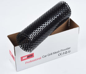 AggAuto workshop scene with mesh fitted to vehicle showing professional look and protection