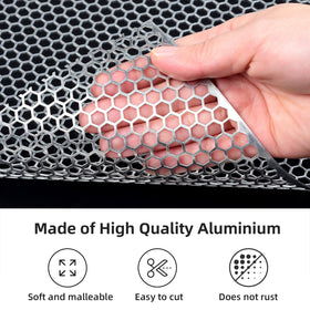 AggAuto mesh installed in bumper protecting radiator while maintaining airflow