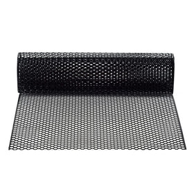 AggAuto mesh next to ruler illustrating 40x13 dimension and straightforward sizing benefit