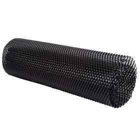 AggAuto mesh beside measuring tape illustrating 47x16 inch size and scale convenience