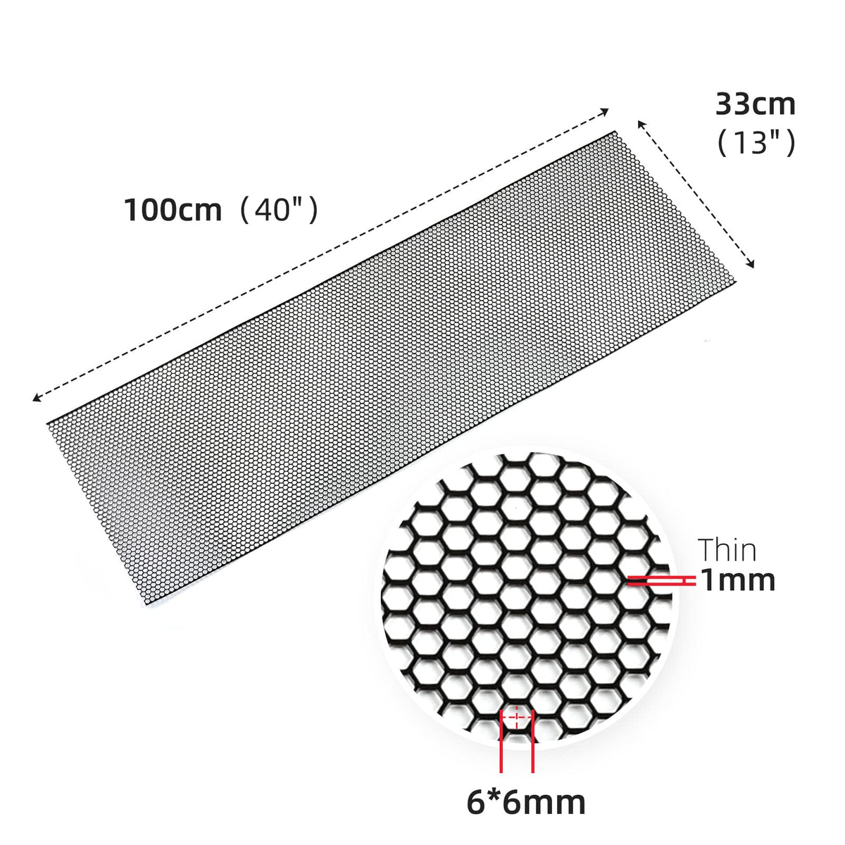 AggAuto edge detail showing 1mm thickness and durable alloy benefit for rigidity