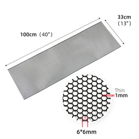 AggAuto edge detail showing 1mm thickness and durable alloy benefit for rigidity
