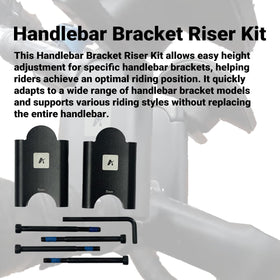 AGILLE aerobar riser side profile illustrating stacked riser blocks and 31.8mm clamp fit
