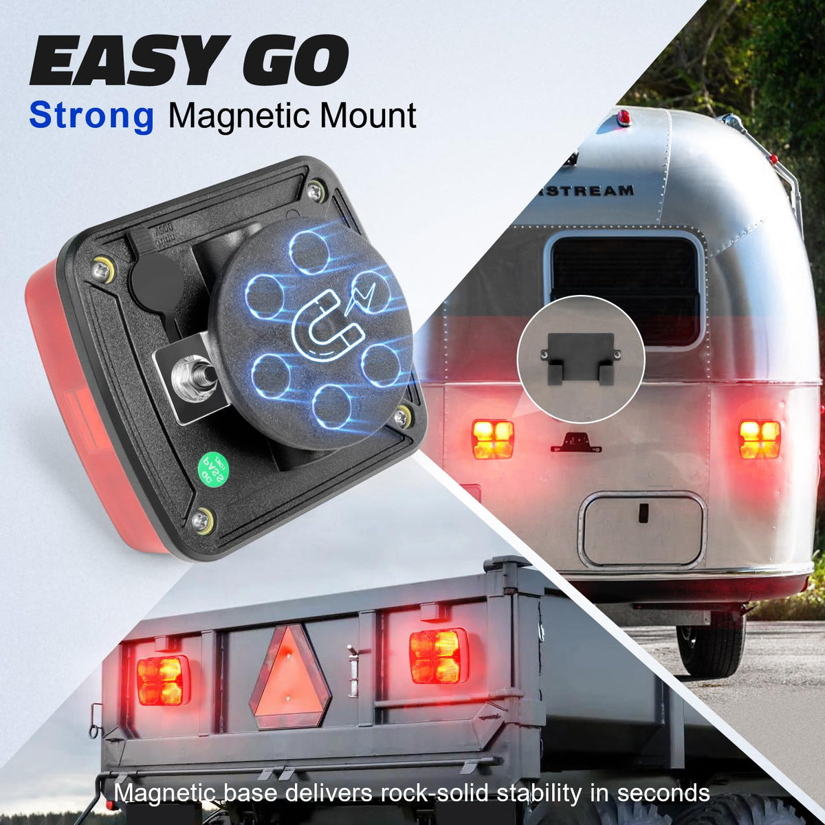 Agrieyes mounted on trailer in use demonstrating roadside signaling