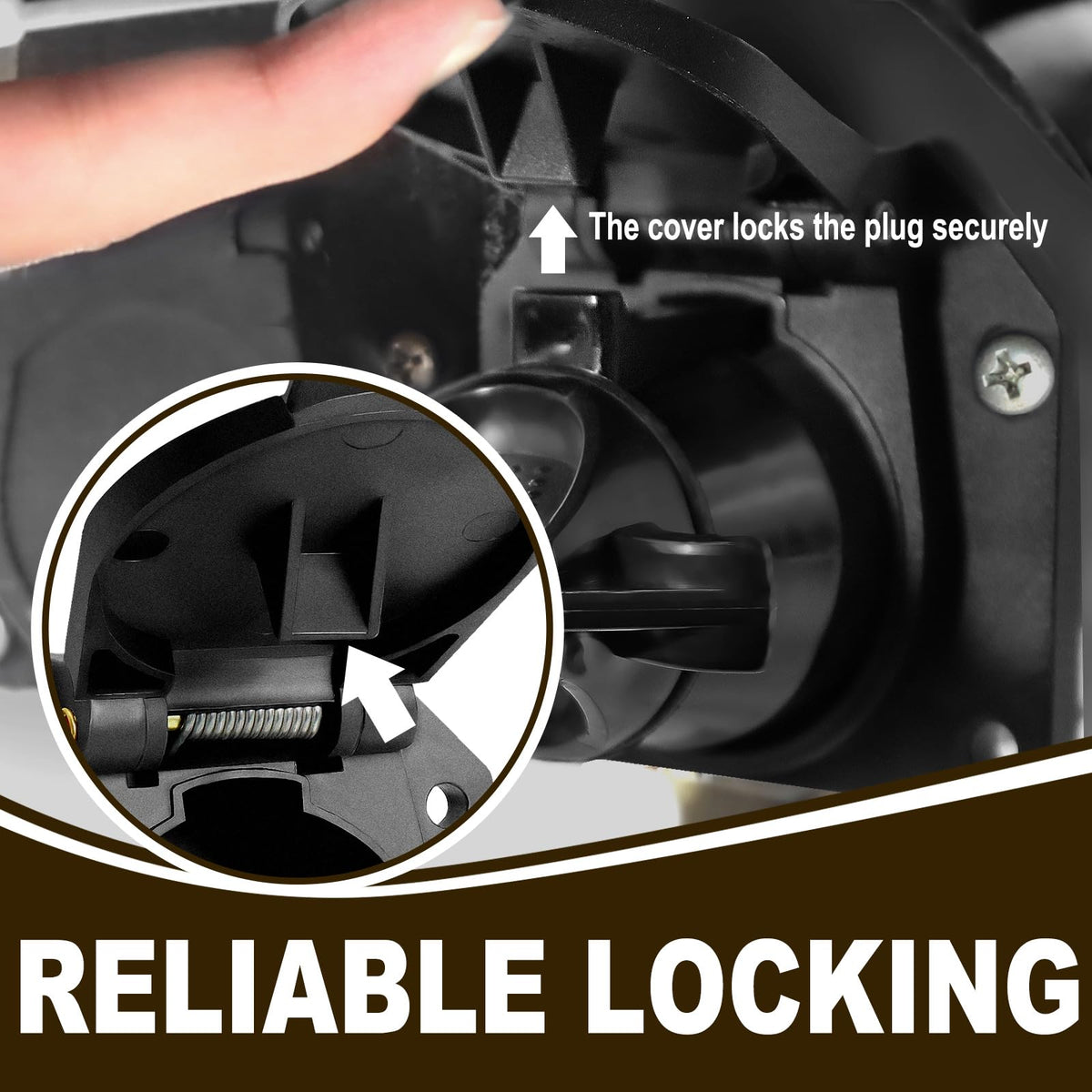 Agrieyes TM8001 ABS housing close-up showing impact-resistant construction