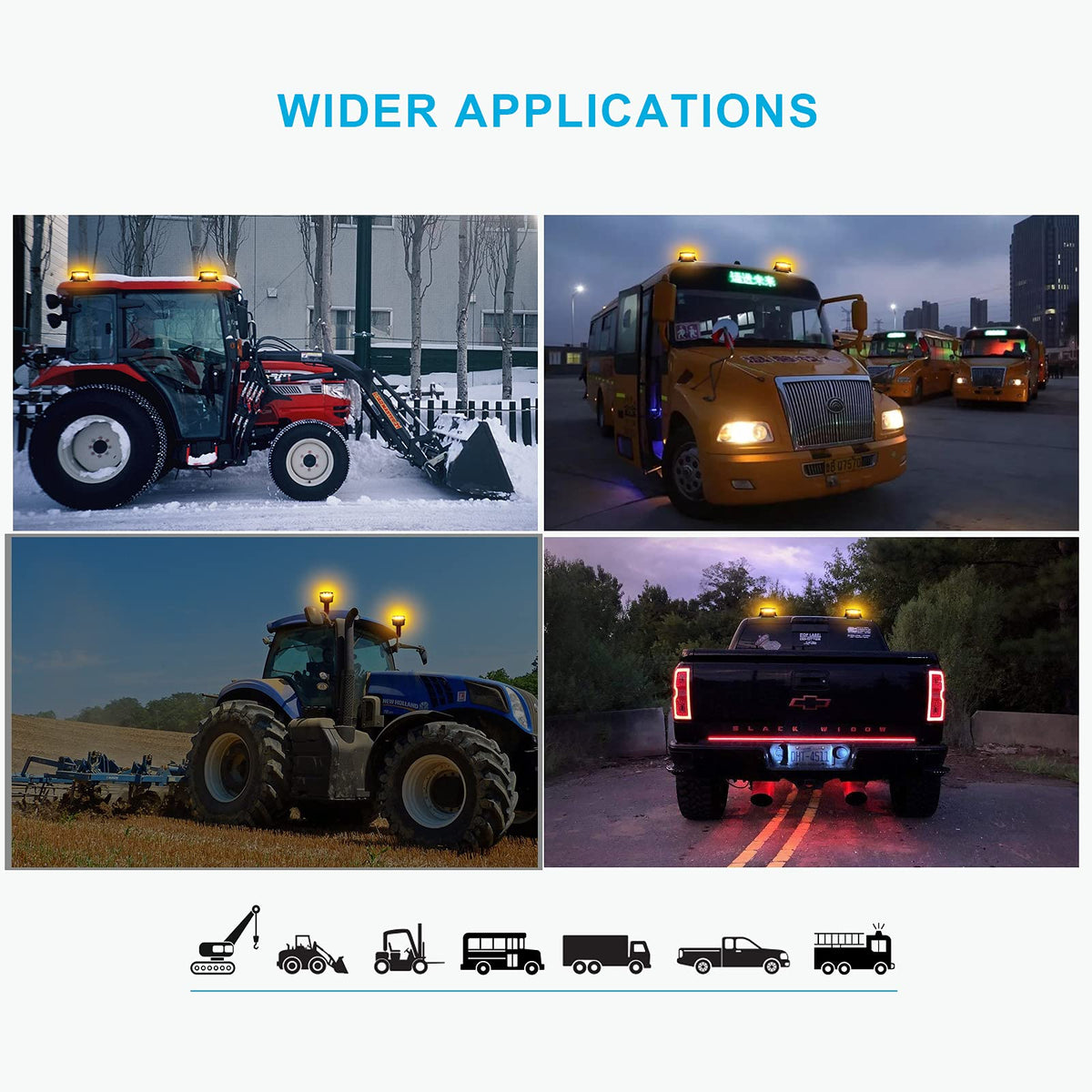 Agrieyes W16M control cable and plug highlighting 12–24V vehicle compatibility