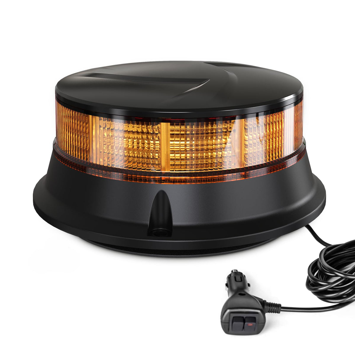 Agrieyes W16M front profile showing amber beacon and clear lens for strong visibility