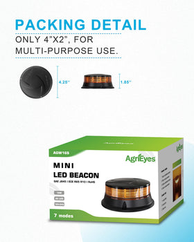 Agrieyes beacon mounted on truck roof demonstrating workplace signaling benefit