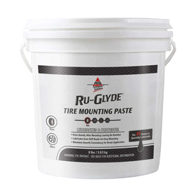 AGS Ru-Glyde front pail showing label and weight for easy identification