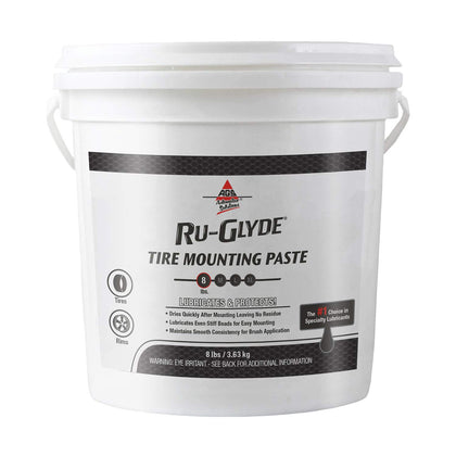 AGS Ru-Glyde front pail showing label and weight for easy identification