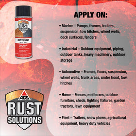 AGS RUST SOLUTIONS applied to a garden gate demonstrating outdoor UV protection