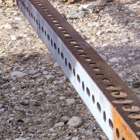 AGS RUST SOLUTIONS 14oz can beside a ruler showing size and portability benefit