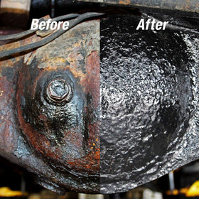 AGS RUST SOLUTIONS protecting a trailer frame providing long-lasting rust defense