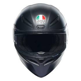 AGV K1 S Street side profile illustrating aerodynamic shape and balanced fit benefit