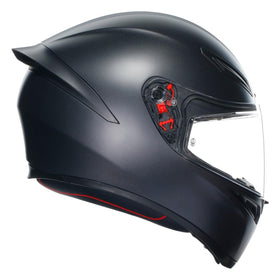 AGV K1 S Street visor close-up highlighting GT4 geometry and Pinlock readiness for fog-free vision