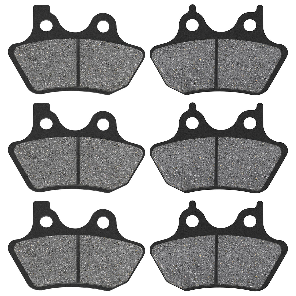 AHL front and rear brake pads packaging showing fitment and benefits