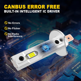 AHOBXD bulbs illuminating a nighttime road demonstrating improved clarity and safety