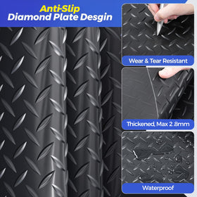 AHUAWA hands rolling out mat for simple, tool-free installation