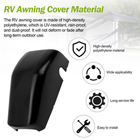 Ahuliao left-side installation on RV demonstrating quick tool-free mounting benefit