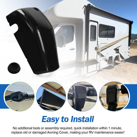 Ahuliao on RV with awning retracted showing reliable protection in use