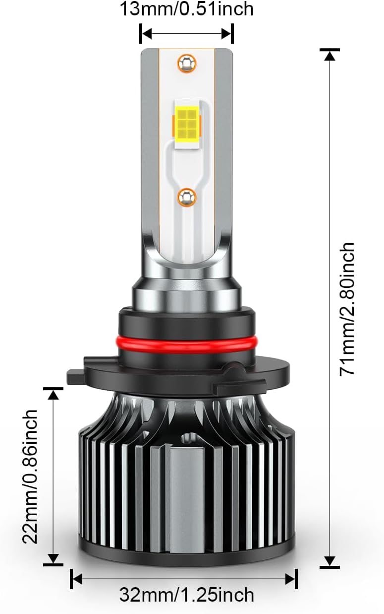 AHXLRLS bulb with water droplets to show waterproof design and weather resistance