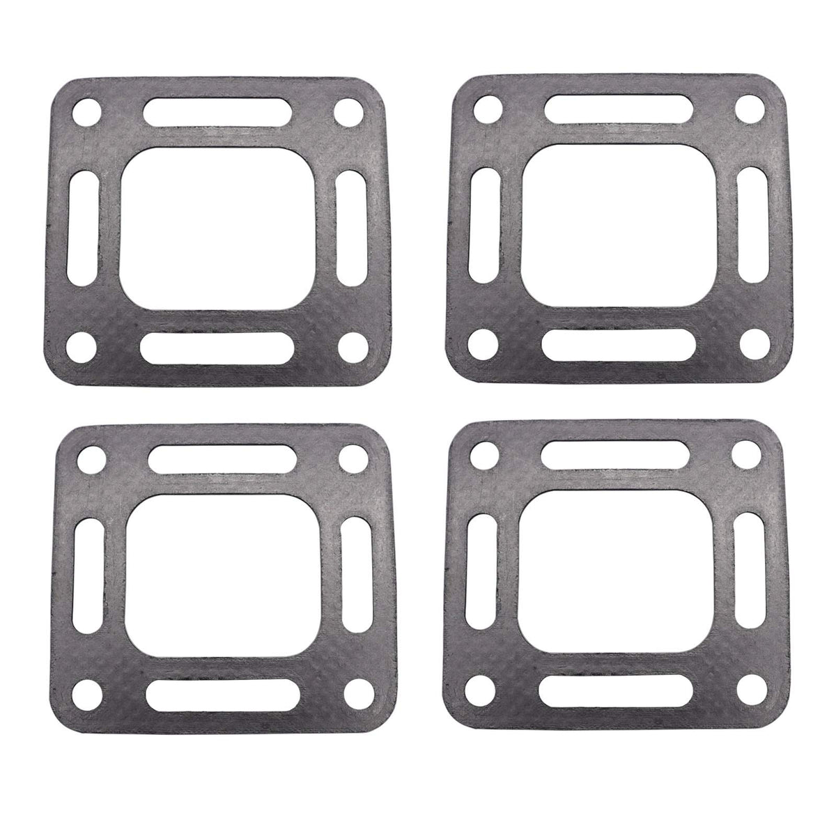 AIB2C gasket set front view showing all four pieces and clear labeling for correct replacement
