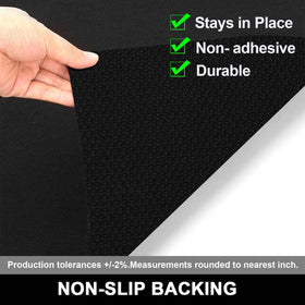 AiBOB rubber backing detail providing non-slip stability benefit