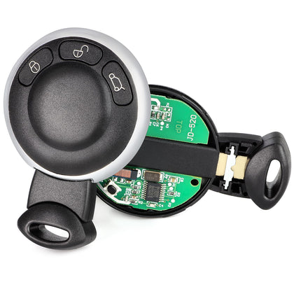 aichiyu front view of remote showing button layout and fit