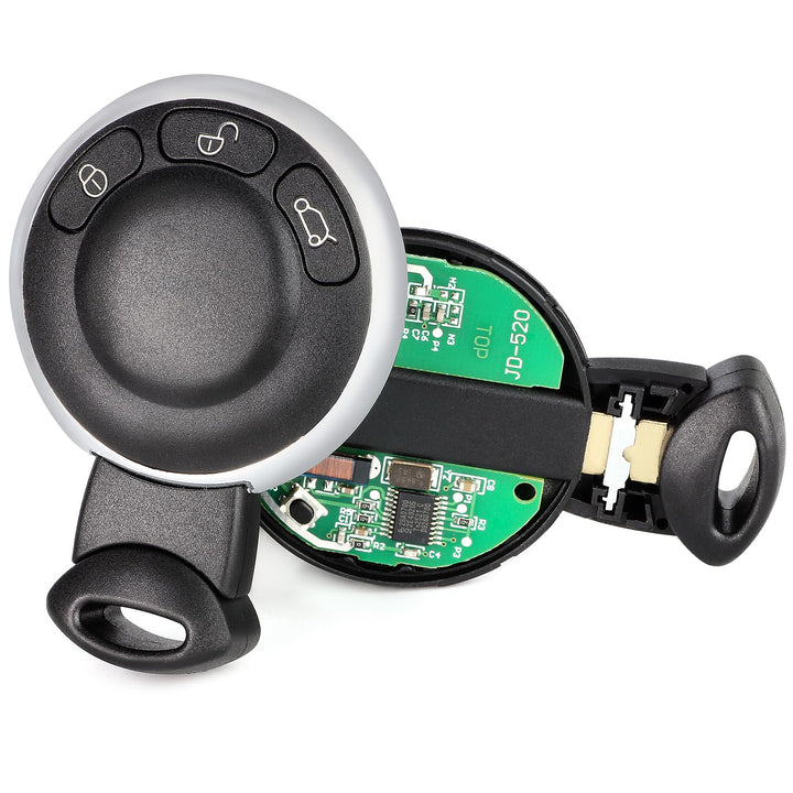 aichiyu front view of remote showing button layout and fit