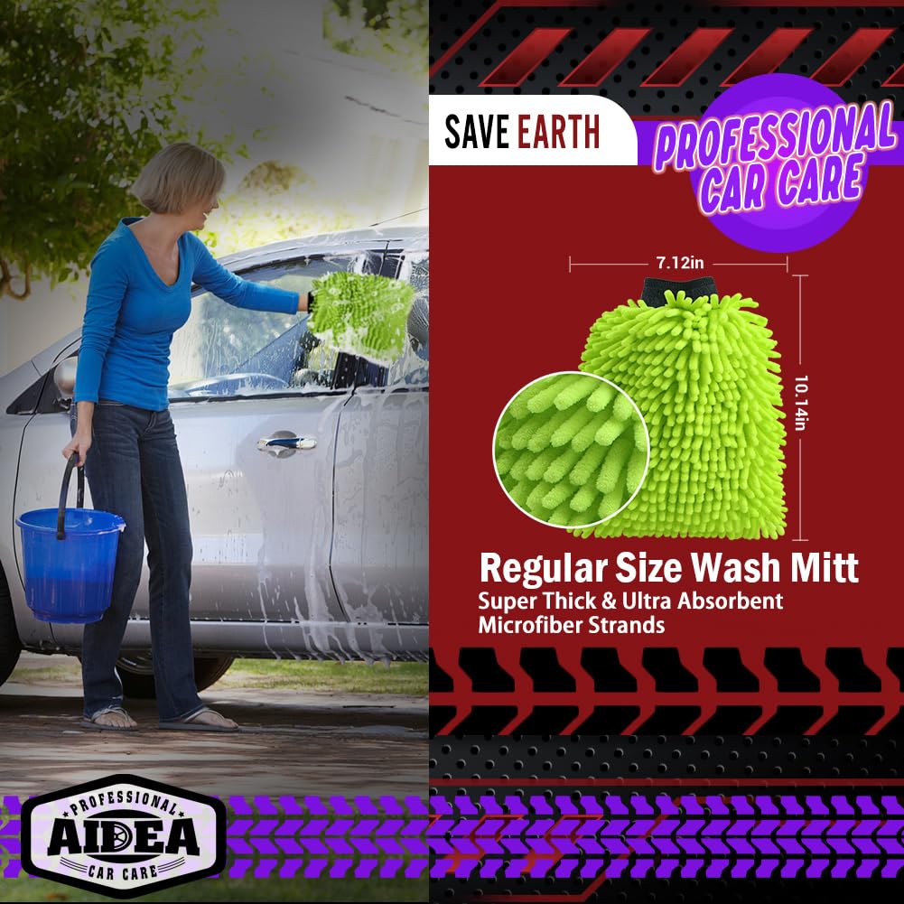 AIDEA close-up of plush microfiber strands highlighting high absorbency benefit
