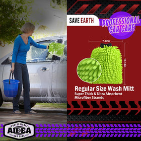 AIDEA close-up of plush microfiber strands highlighting high absorbency benefit