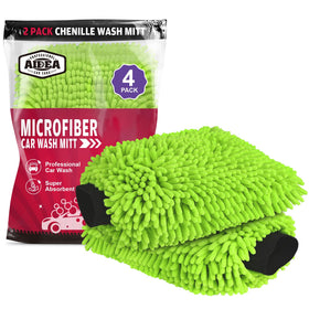 AIDEA front pack of four mitts showing product and color, easy storage benefit