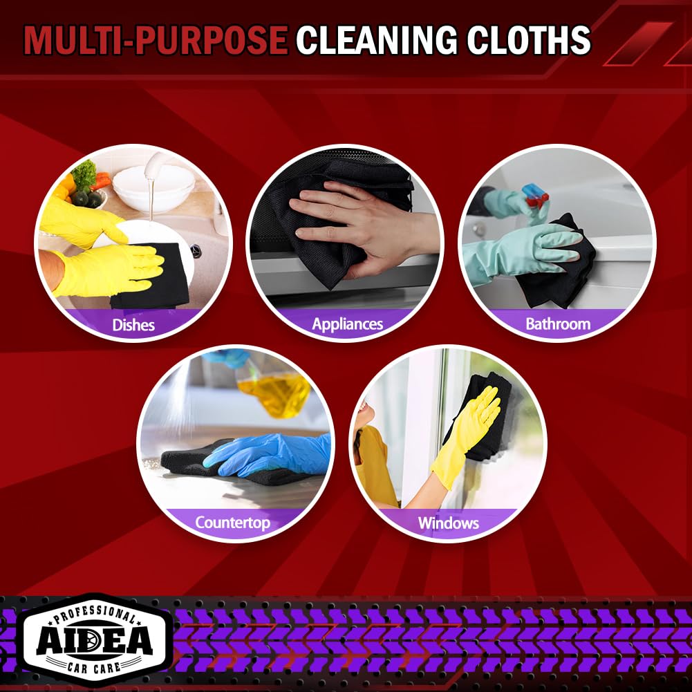 AIDEA towel after wash showing retained shape and continued performance