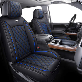 Aierxuan front seat cover full set showing tailored fit and clean finish