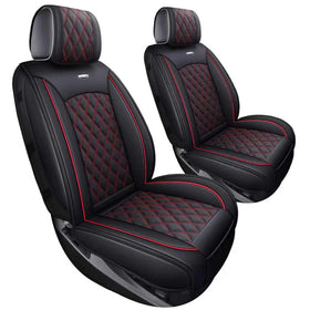Aierxuan front seat full view installed in Silverado showing fit and protection