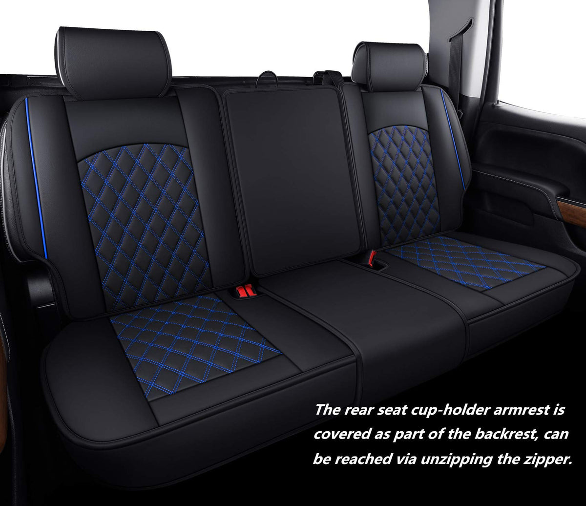 Aierxuan installed in Silverado cab showing snug fit and protection