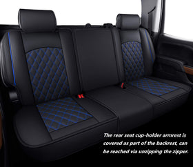 Aierxuan installed in Silverado cab showing snug fit and protection