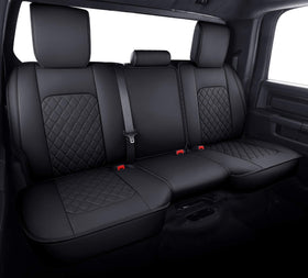 Aierxuan back seat cover front view showing tailored fit and protection