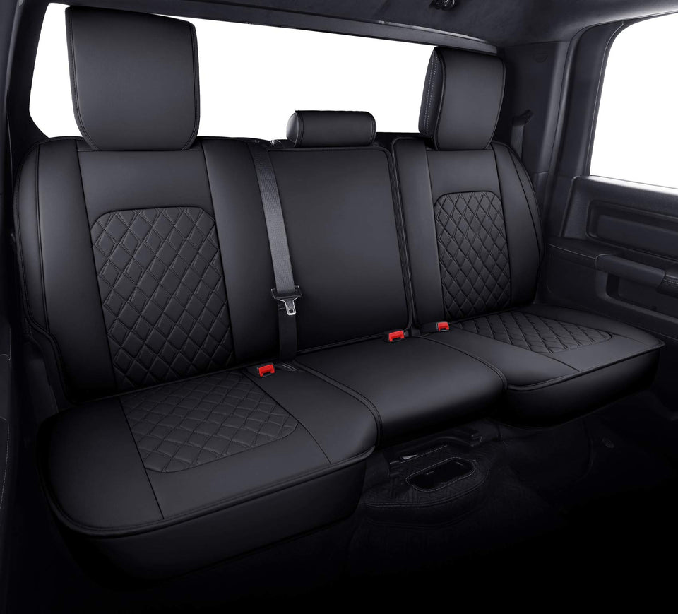 Aierxuan back seat cover front view showing tailored fit and protection
