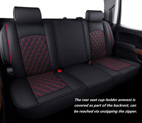 Aierxuan driver-side seat cover installed demonstrating snug fit and comfort