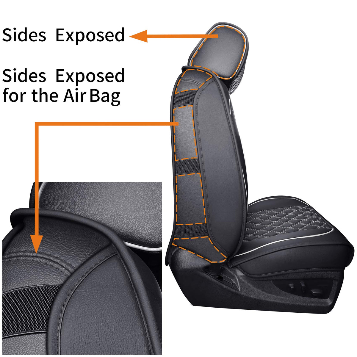 Aierxuan side view installed on Silverado demonstrating tailored fit and coverage