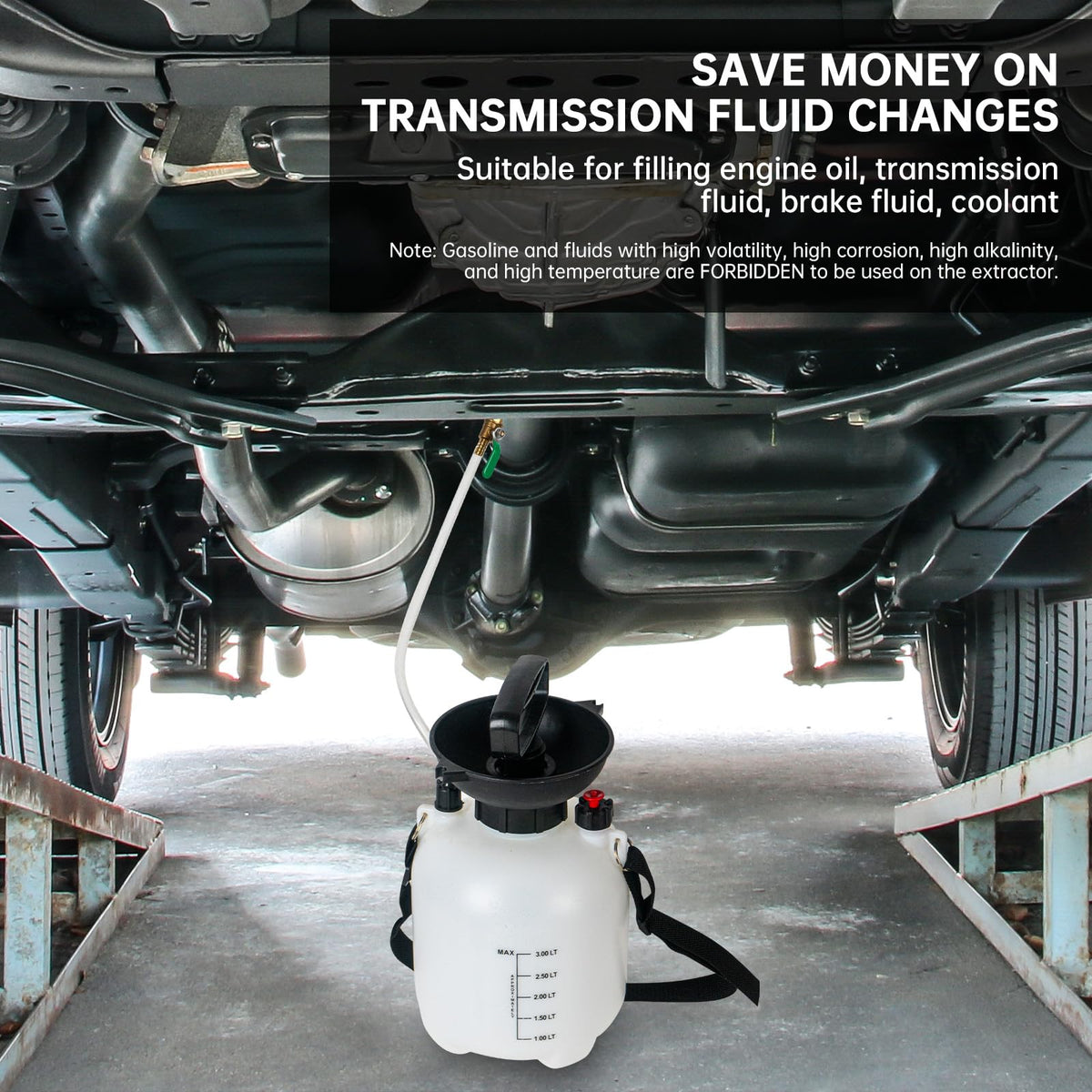 AIGMlSON pump staged in garage with car tools showing practical maintenance use