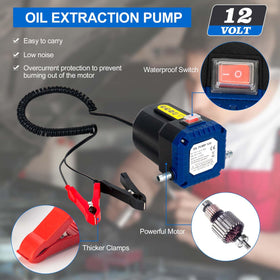 AIGMlSON pump extracting oil from car drain for faster, cleaner oil changes benefit