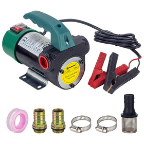 AIGMlSON pump front view showing durable housing and compact design for reliable transfers