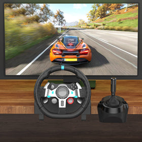 aikeec on a racing rig setup illustrating improved control and realism