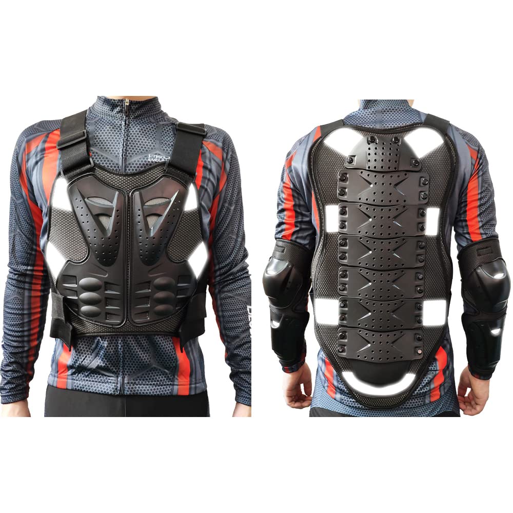 Aikelai back protector close-up highlighting spine coverage benefit