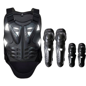 Aikelai front vest view showing full torso protection and fit benefits